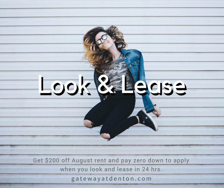 EXPIRED – Spring Look & Lease Special