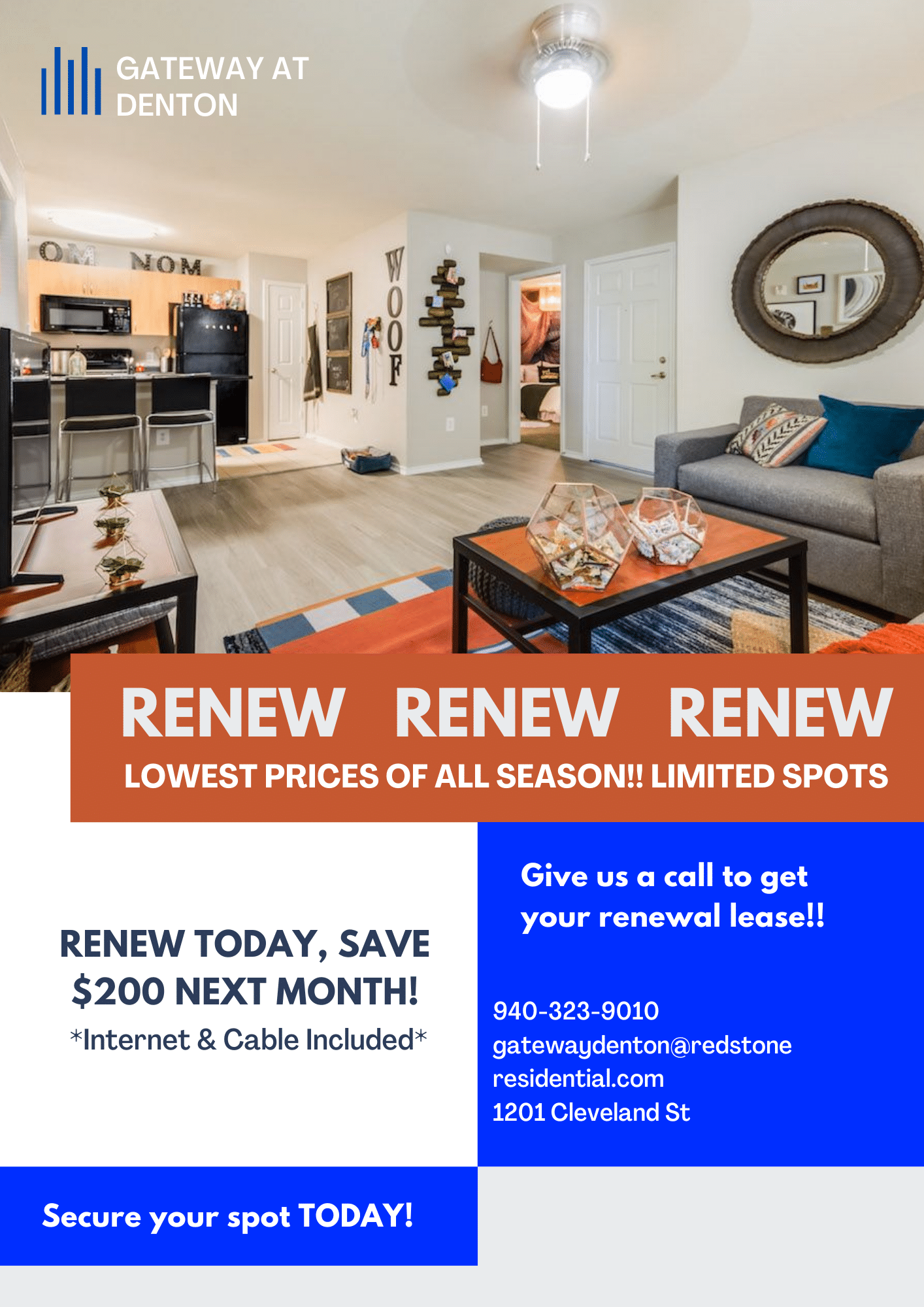 Renew today for the best rates of the year!